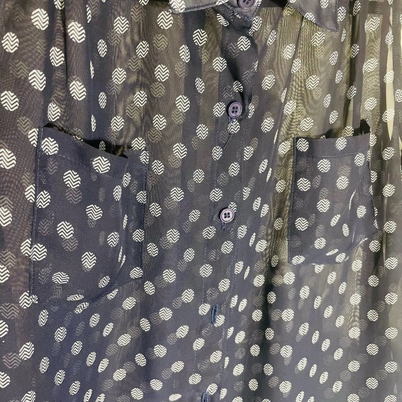 AB Studio Translucent polka dot top, dress up or down - Picture 7 of 7